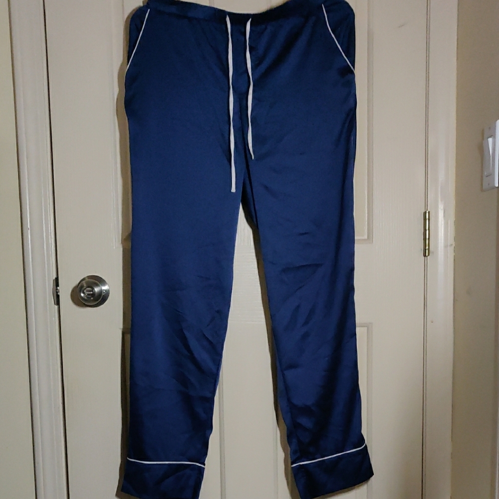 Victoria's Secret Blue Pants with White Trim